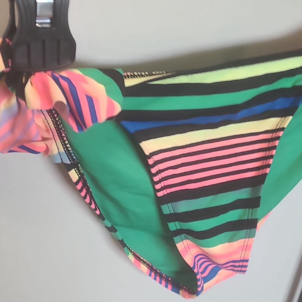 Striped Multicolor Bikini Set - Picture 5 of 7